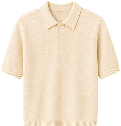 Cream polo