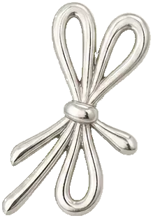 Silver brooch