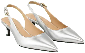 Silver shoes