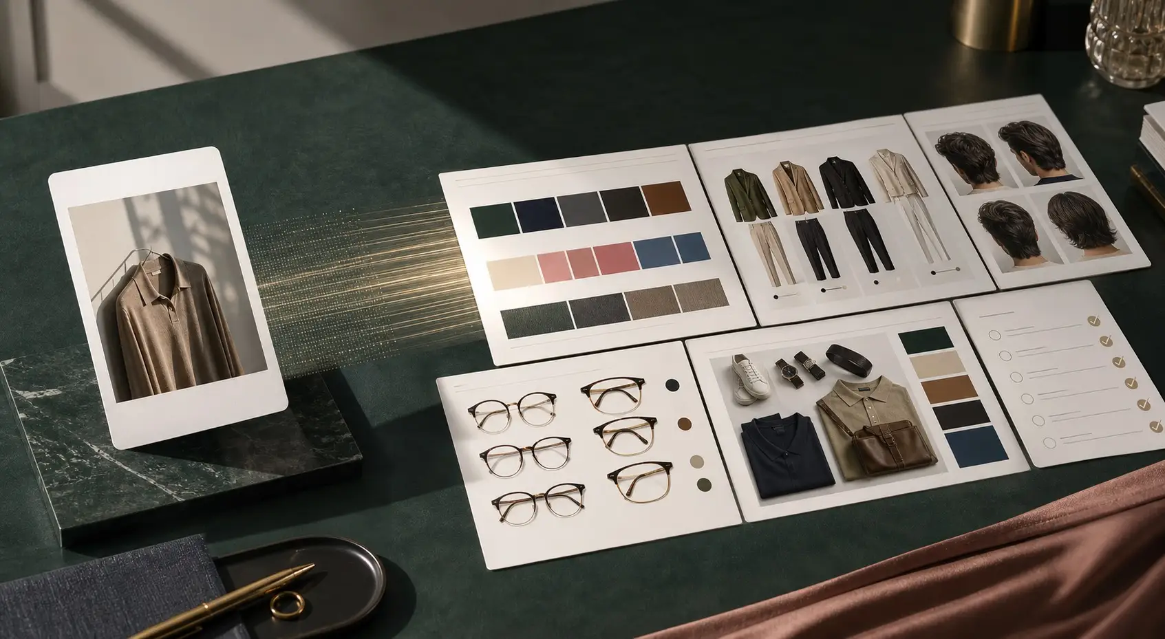 Aurcue turning a photo into personal style guidance